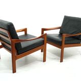 Lounge chairs by Illum Walkelsø for Niels Eilersen, 1960s