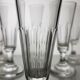 6 Champagne flutes in Baccarat crystal - XIXth