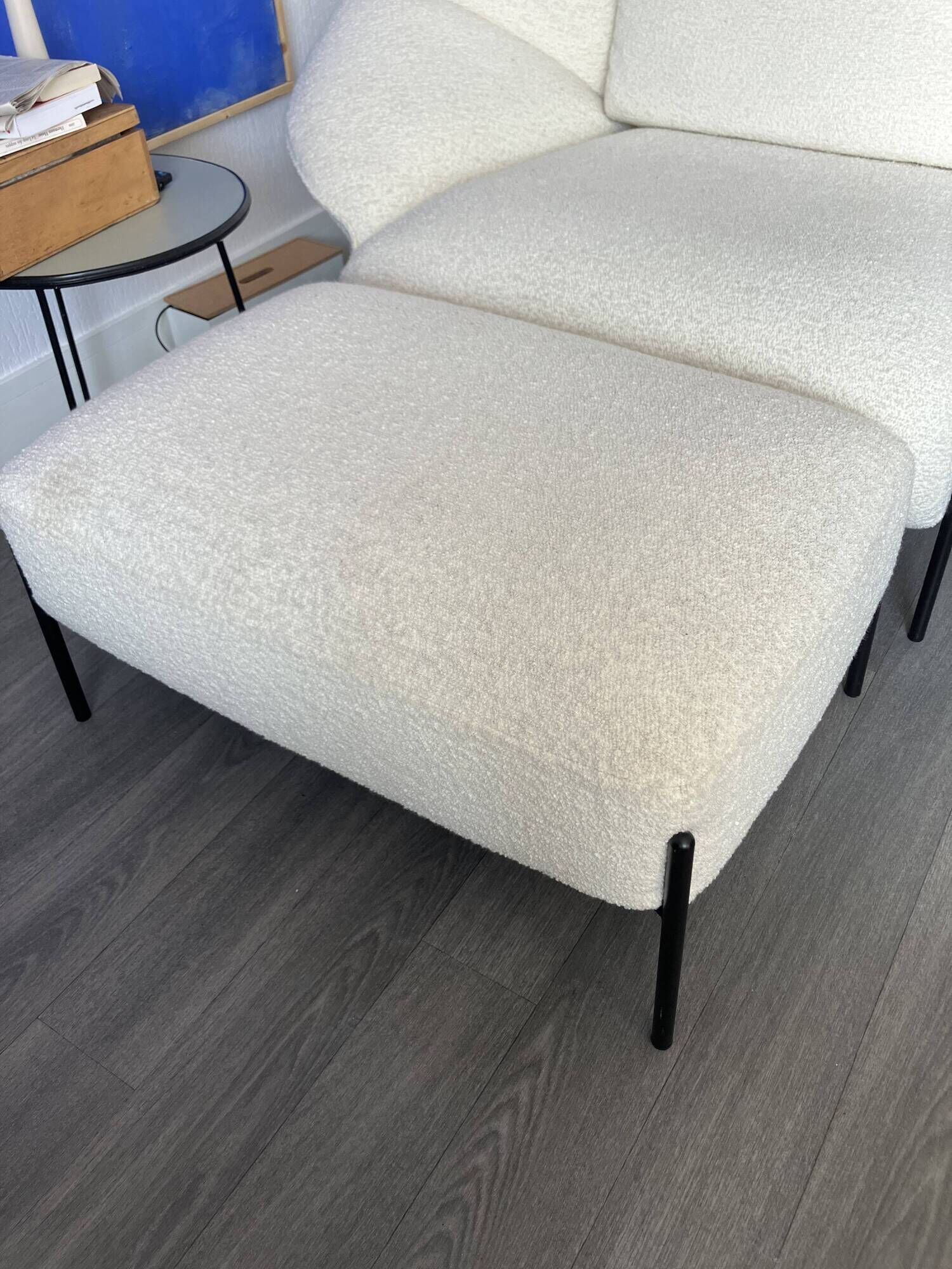 Paipai armchair Cinna + footrest