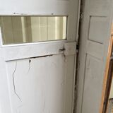 fire post cabinet of the old French bank in oak