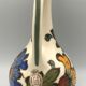 Old porcelain vase royal gouda holland decoration hand signed, 18 cm