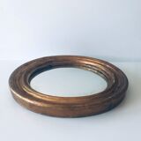 Ancient convex mirror, witch mirror 36cm