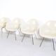 4 DAX Eames armchairs from the 60's Herman Miller mobilier international