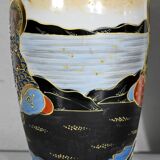 Pair of satsuma vases in japanese porcelain – early twentieth