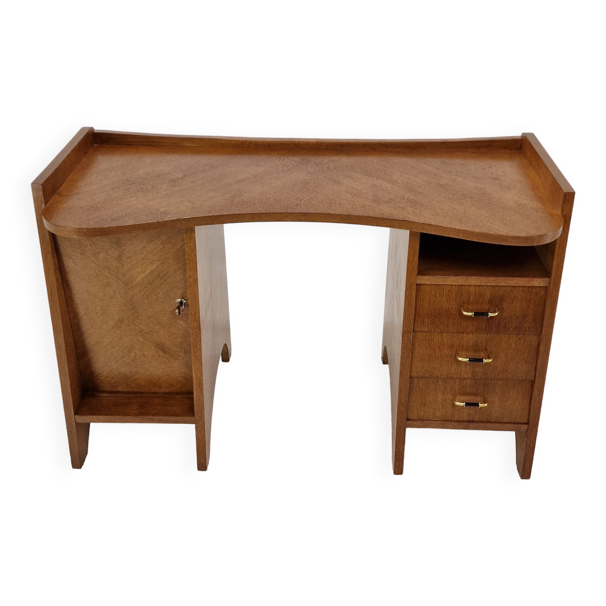 Italian Oak Writing Desk, 1960s