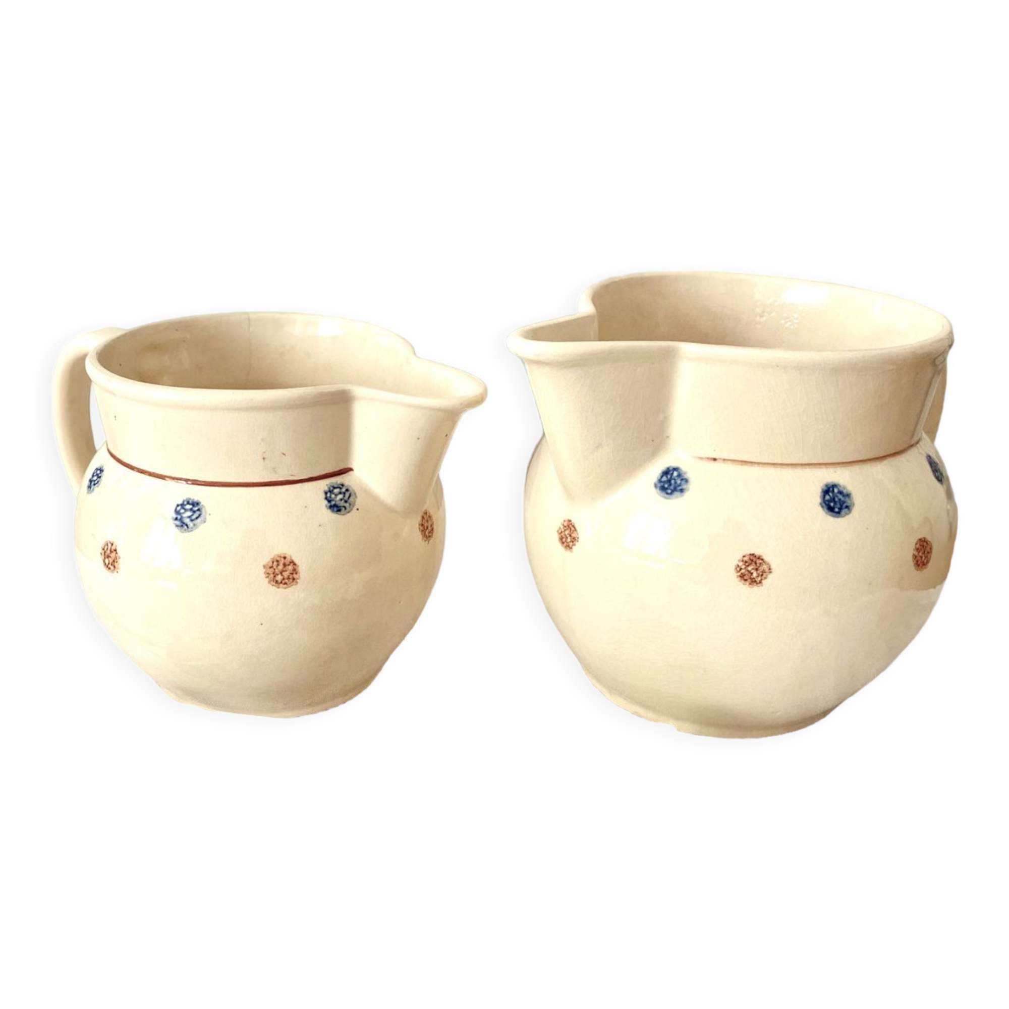 Set of 2 pitchers Sarreguemines