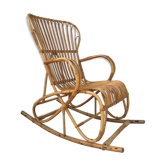 Rockingchair rotin 1960