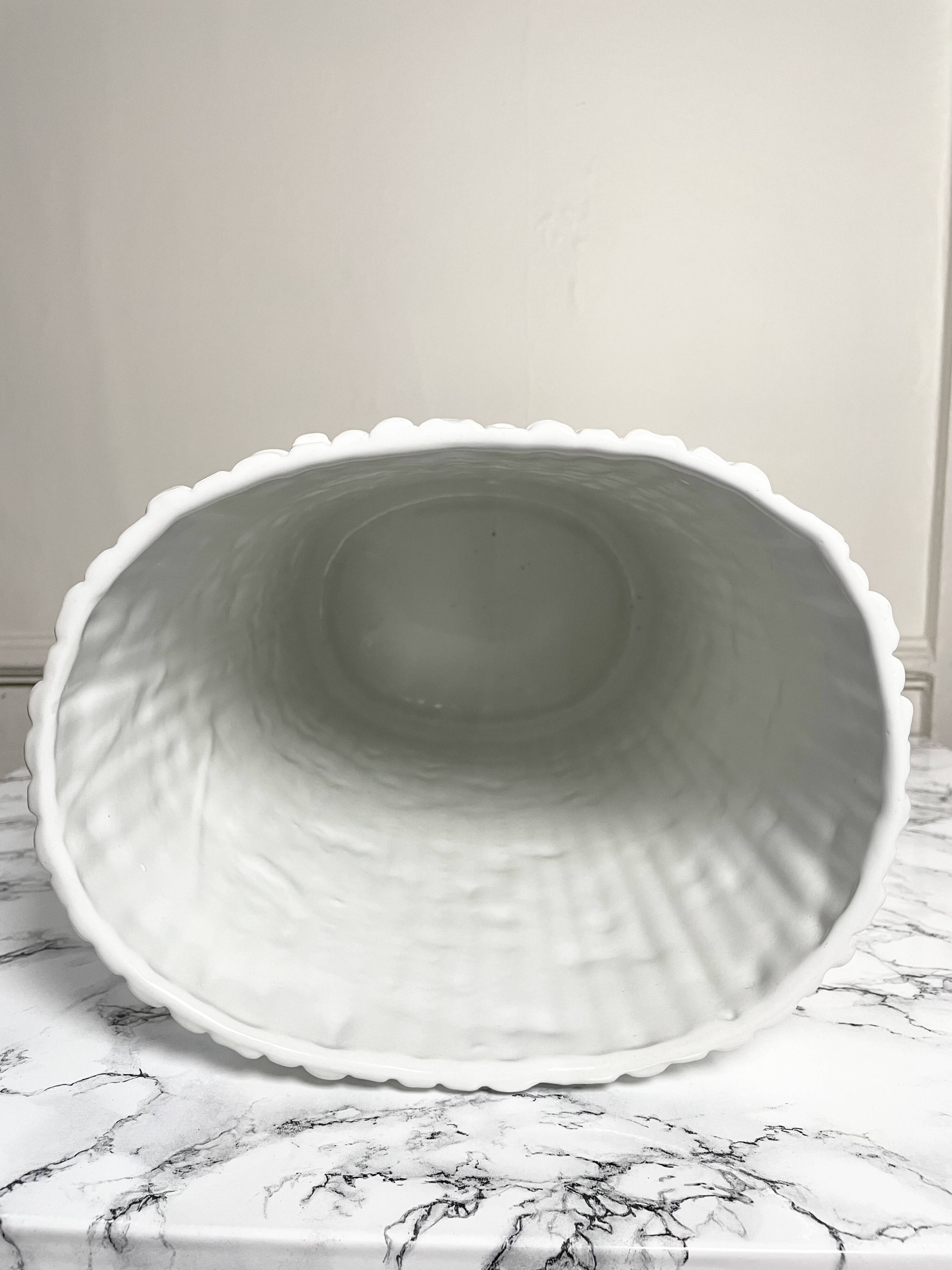 Porte parapluie céramique blanche Chaumette