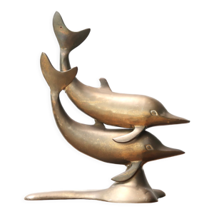 dauphins en laiton années