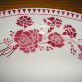 Plat ovale en faience sarreguemines modèle elise (36,5 x 24,2 cms)