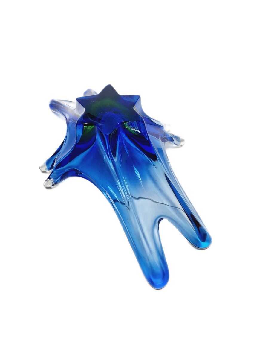 Postmodern Murano glass fruit bowl, Italy, 1950s