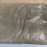 Modulable sofa an armchair in leather and wood