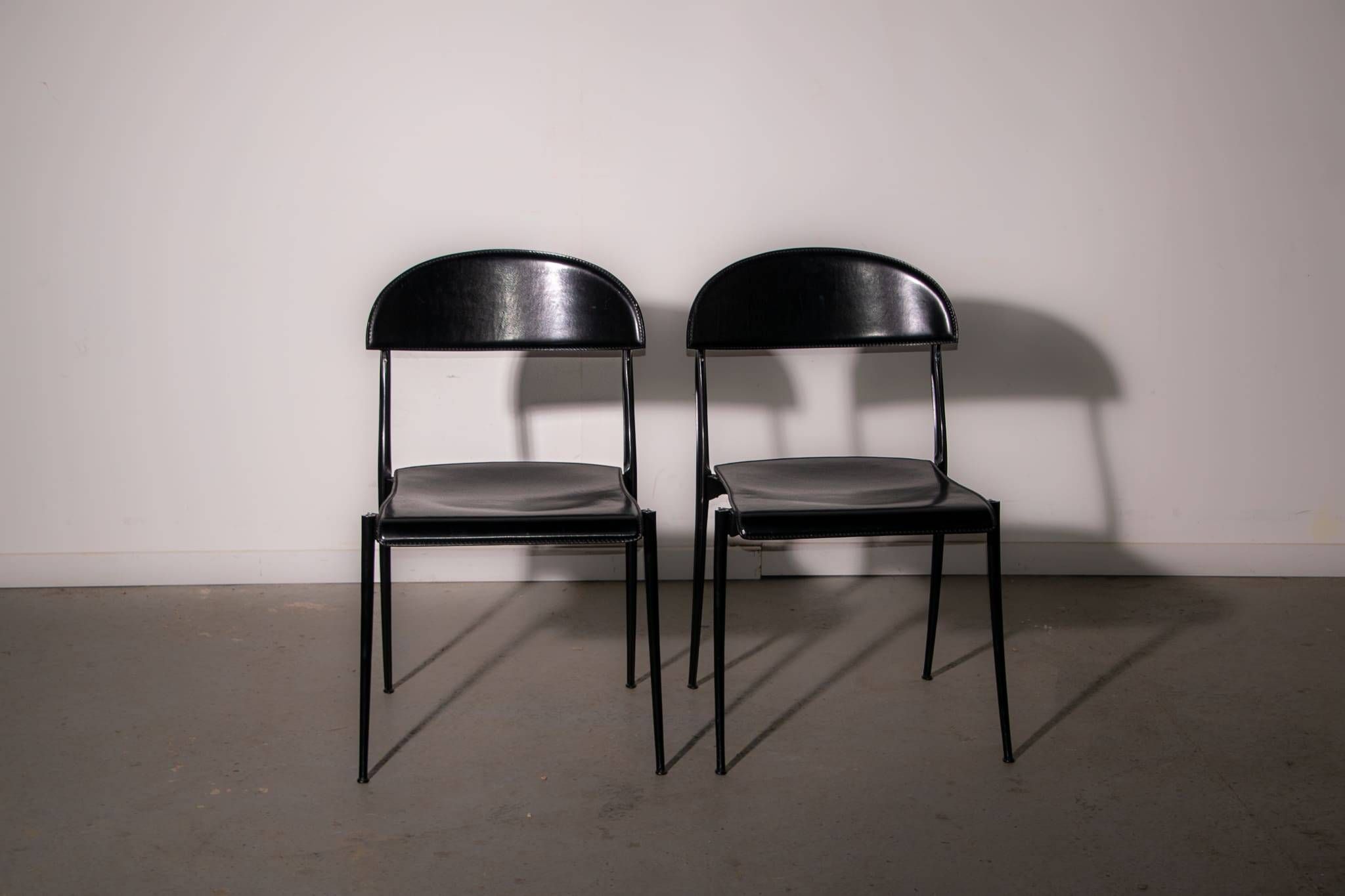 Coro dining chairs by Luigi Origlia, 1980 by Origlia Italy