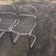 Lot of 6 wired chairs 70 Gastone Rinaldi