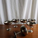 6 stainless steel ice cream cups