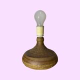 Beautiful Danish Ceramic Table Lamp - Ceramic Pottery from Scandinavia - Brown Ceramic Pottery Lamp