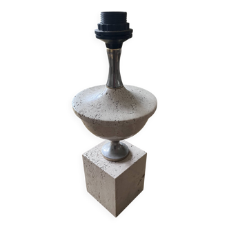Travertine lamp