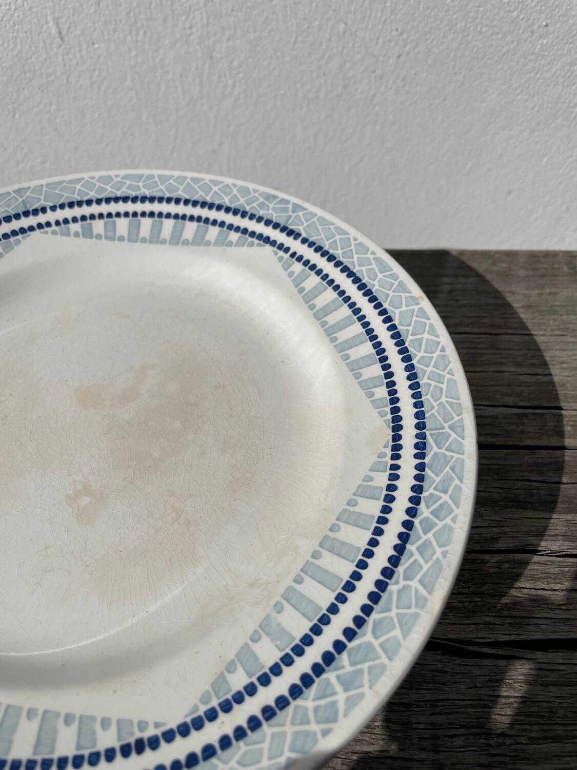 Moulin des loups ceramic fruit bowl / antique dish