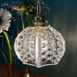 Vintage glass suspension globe