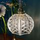 Vintage glass suspension globe