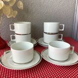 Cups Berry Lourioux porcelain from Limoges