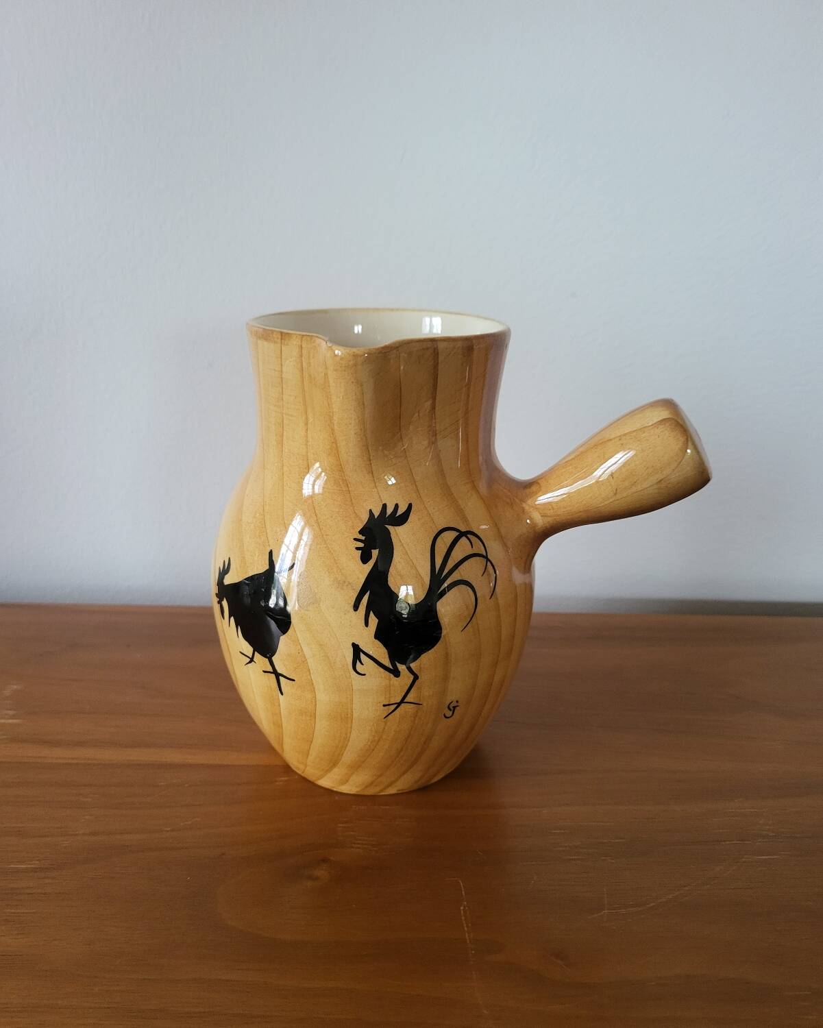 Vallauris Grandjean Jourdan Ceramic Pitcher