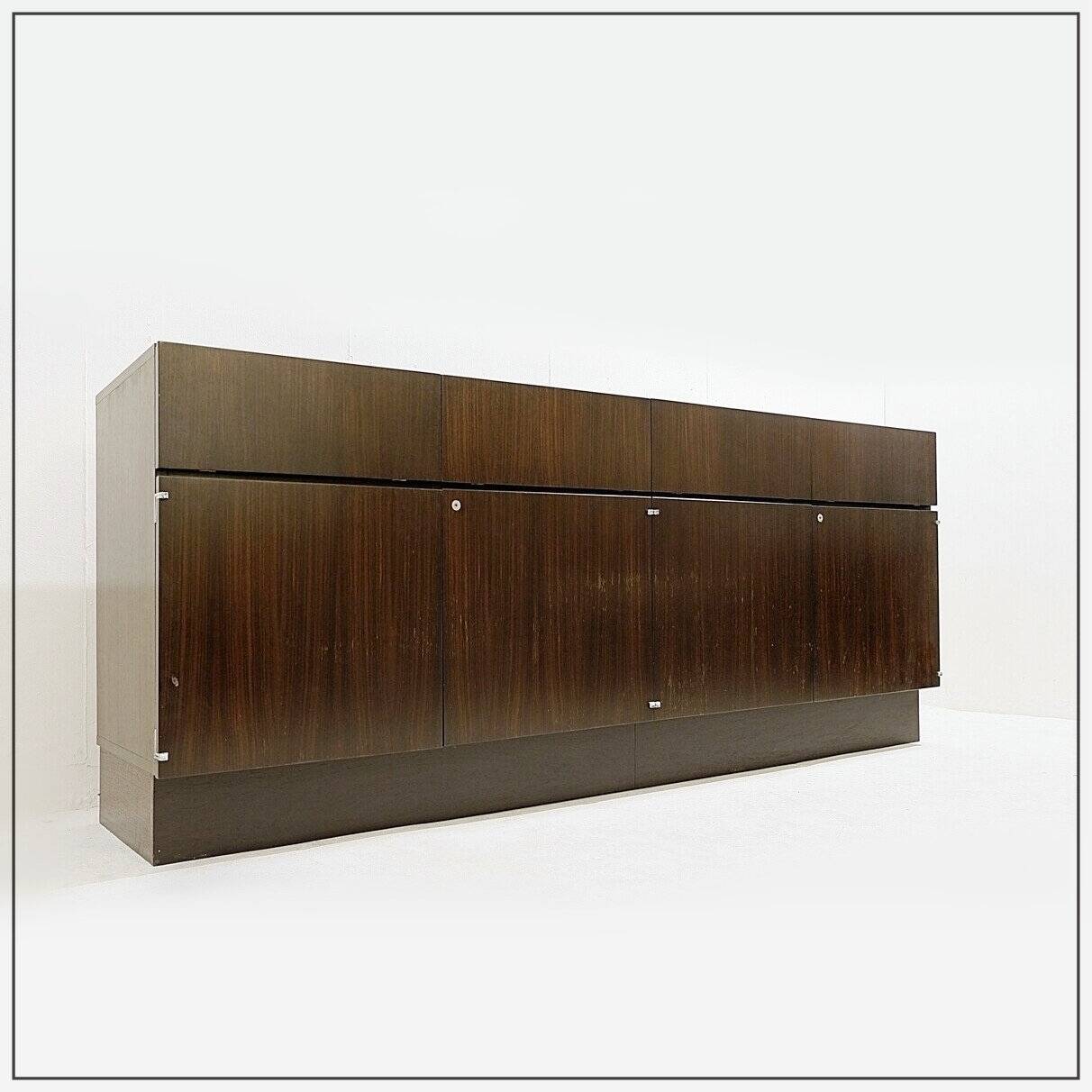 Modernist enfilade with 4 doors by De Coene - 1960s