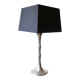 Lampe de table en métal chromé