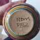 Vintage earthenware sugar bowl signed