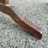 Pair of antique wooden bedside tables side table
