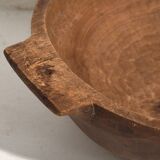 Antique solid wood bowl (c.1900) #27