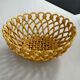 Pichon Uzès handmade ceramic basket – Yellow ochre openwork basket