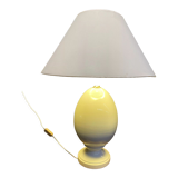 Cracked porcelain egg lamp 1980