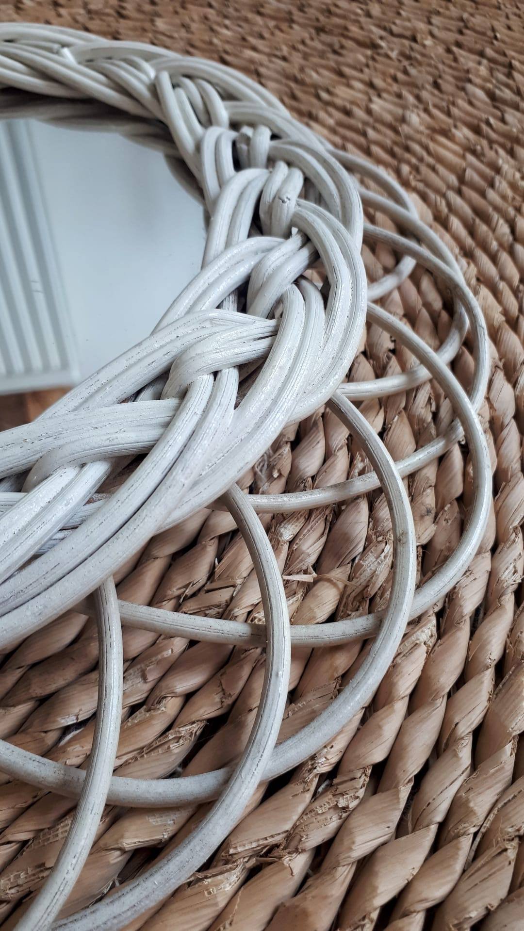 Miroir en rotin 33x41cm