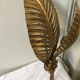 Wall light gold leaves, 70s