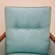 Pair of Mid Century modern, vintage armchairs, wooden and tubular frame, 1960's, Hungary