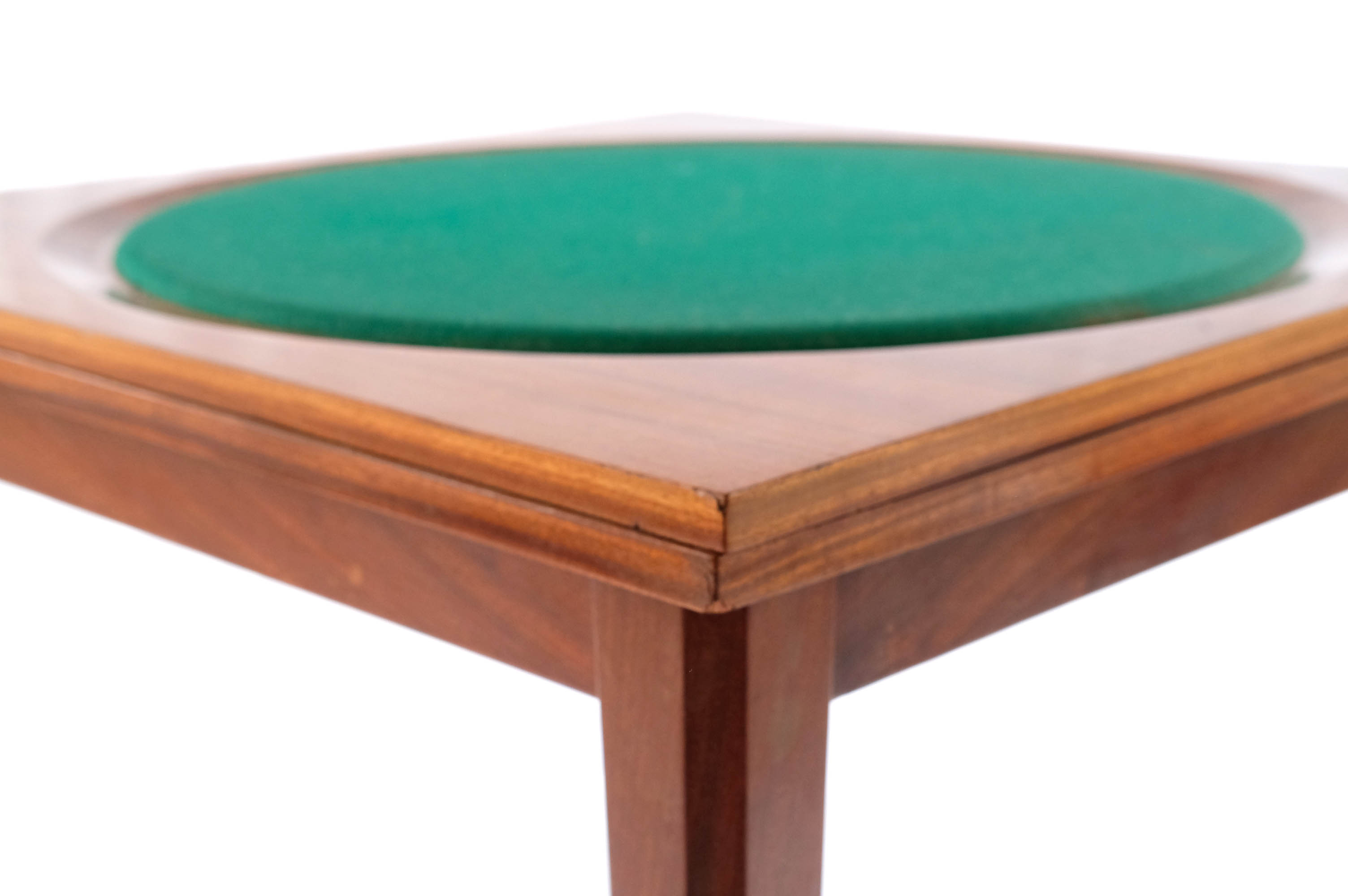 Mid-century square game table, italy, 1960s
