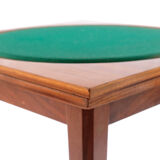 Mid-century square game table, italy, 1960s
