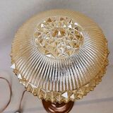 Portuguese tall wooden table lamp