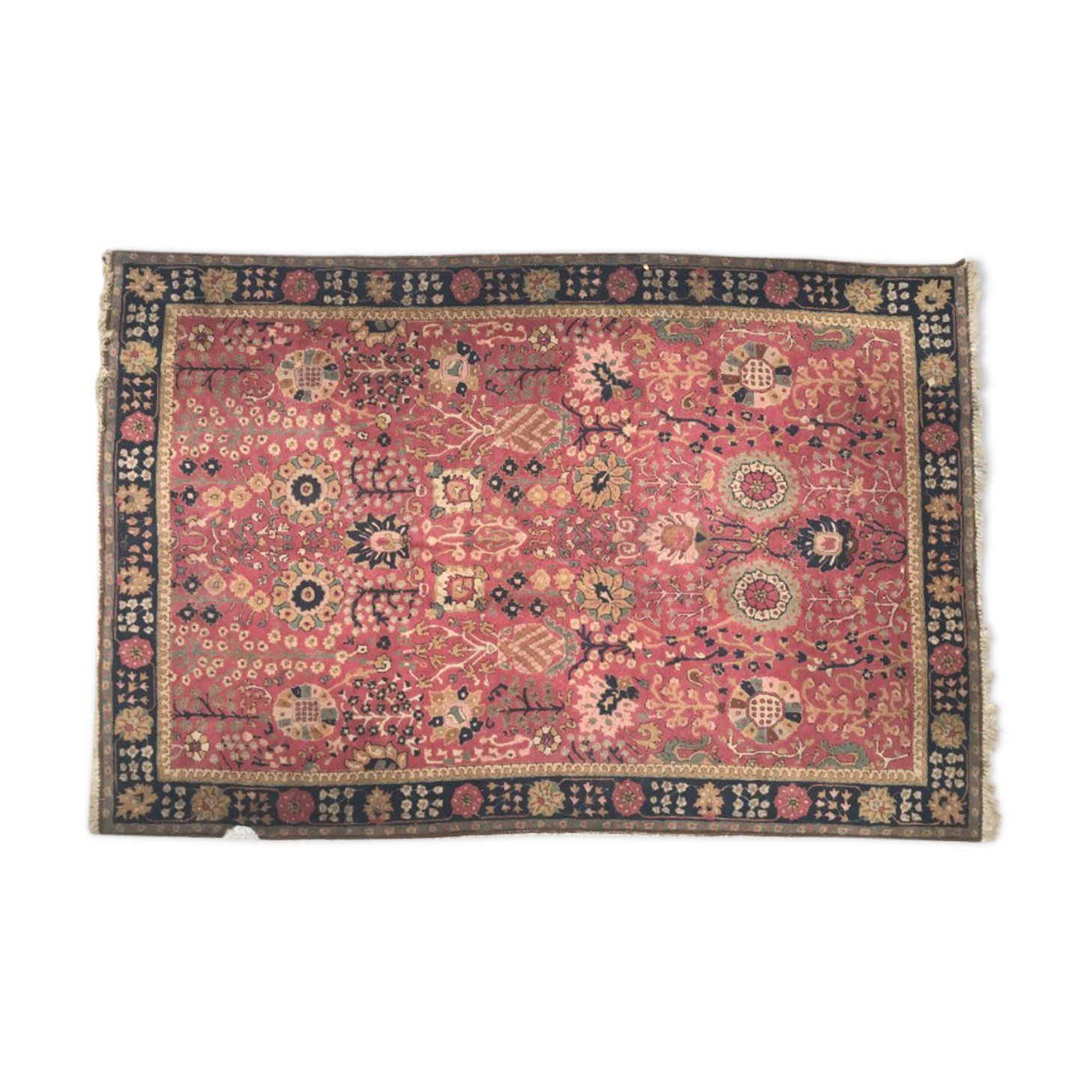 Carpet old French Janus pattern Agra done hand 196 X 296 CM