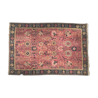 Carpet old French Janus pattern Agra done hand 196 X 296 CM
