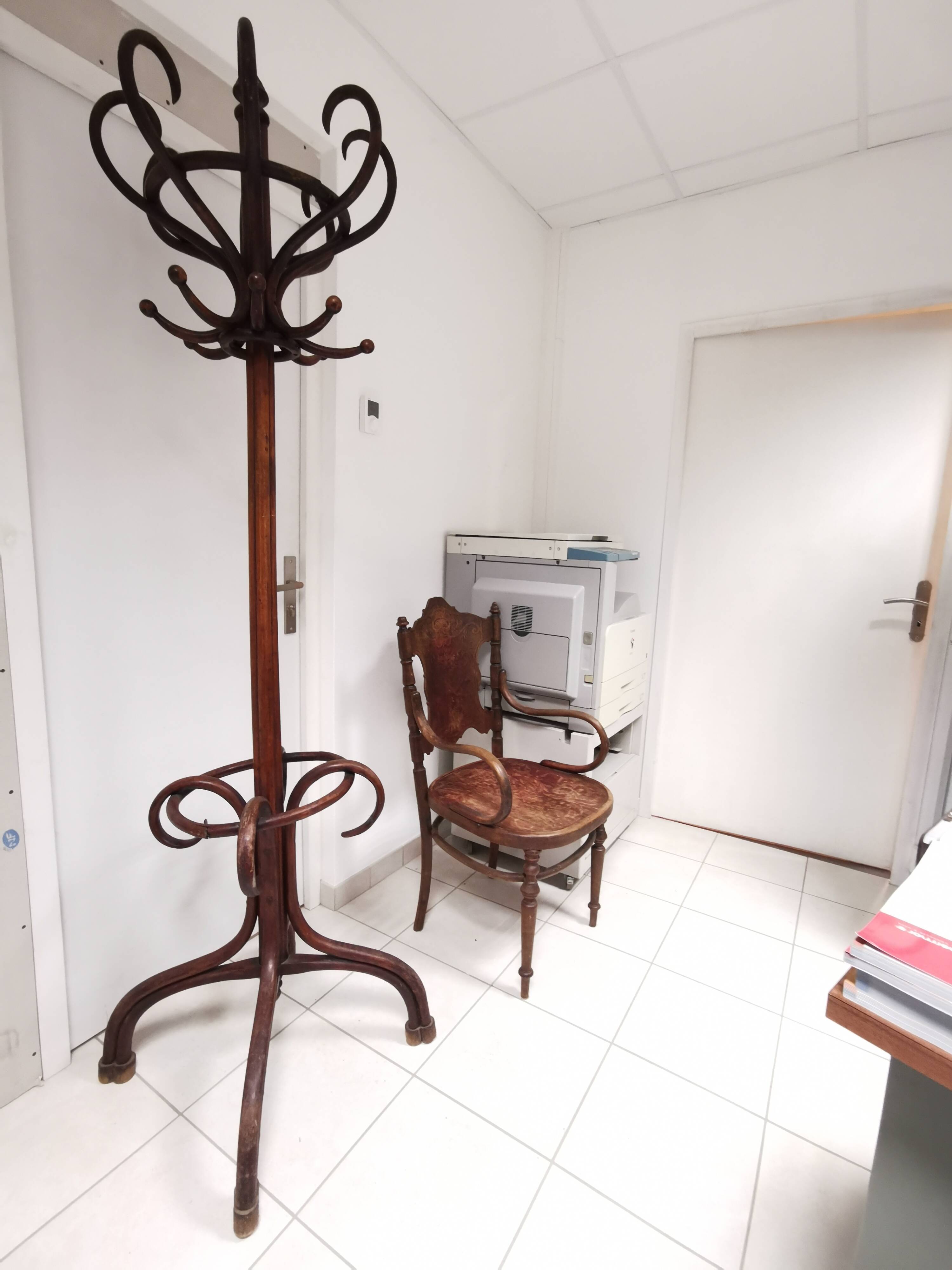 Old fischel armchair, bentwood chair