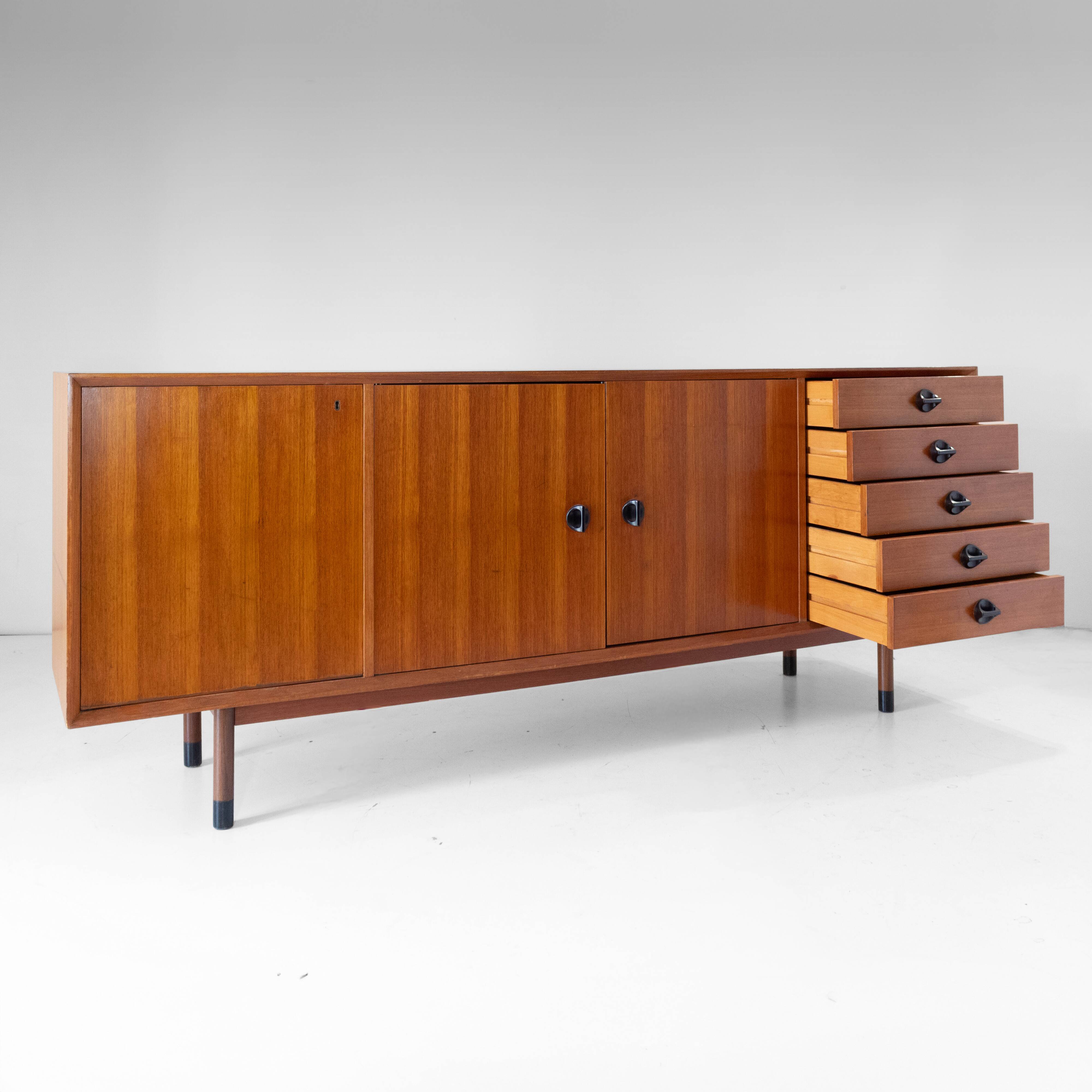 Mid-Century Modern Teak Sideboard by George Coslin for Faram, Italy, 1960s
