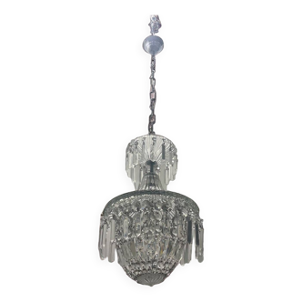 Crystal Murano Glass Light Pendant 1950’s