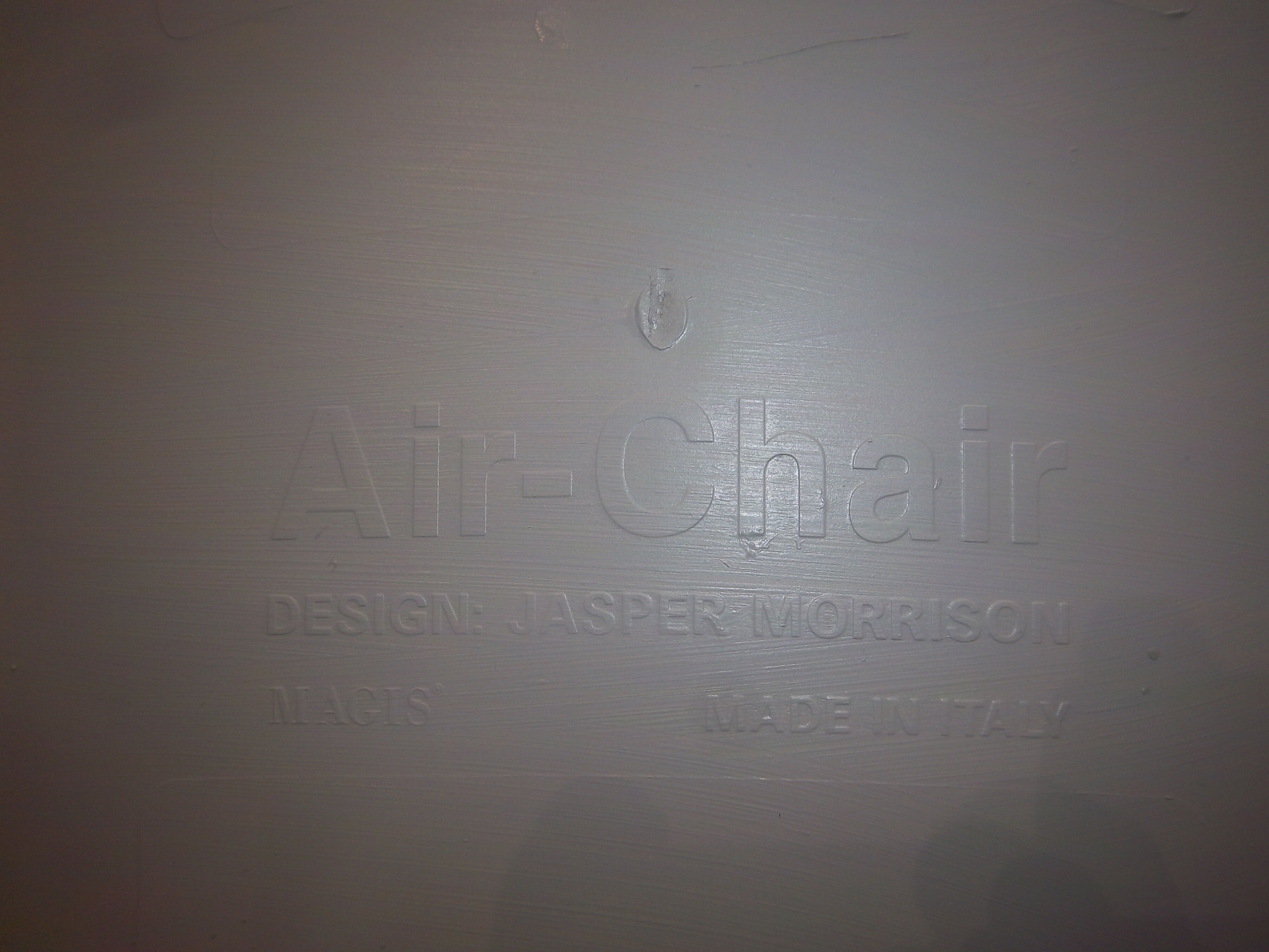 Set of 4 chairs thermo formed Jasper Morrison "Air Chair" Italy Seventies