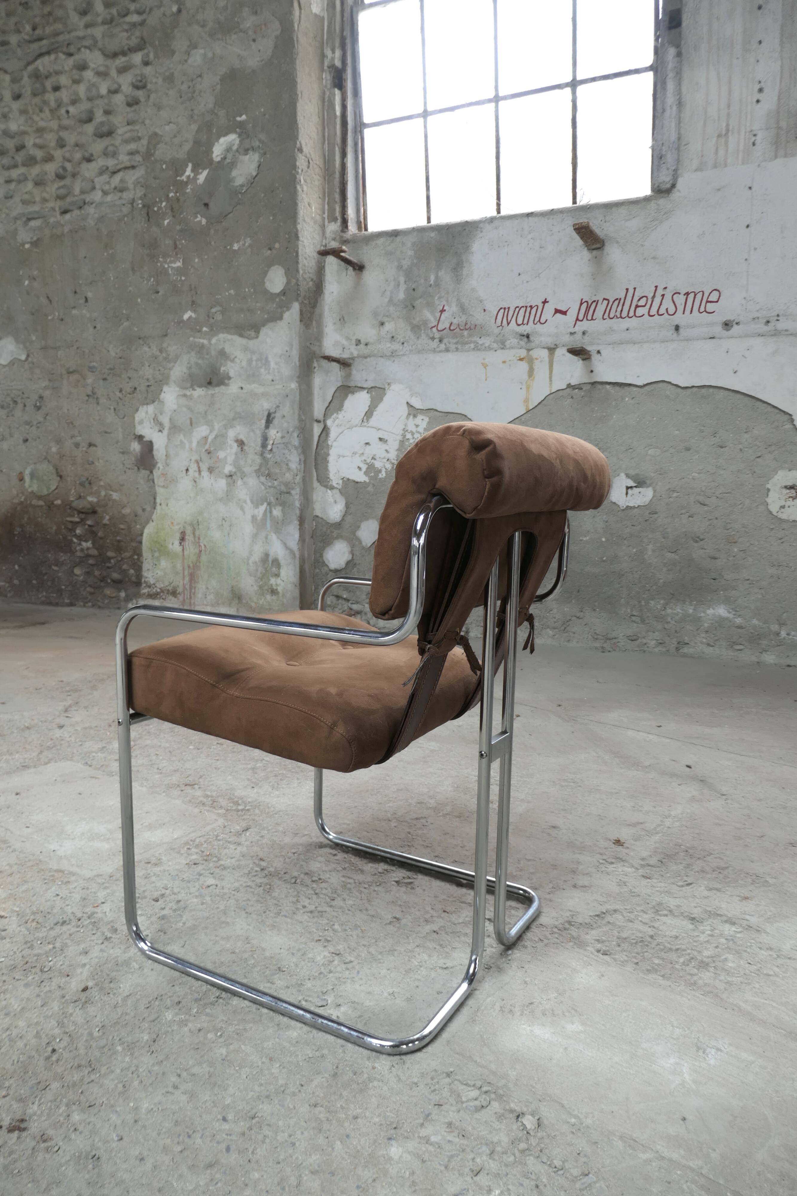Four Tucroma armchairs by Guido Faleschini