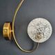 Pair of vintage gold wall sconces, France