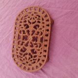 Oval cast iron underside