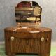 Hairdresser art deco missing in walnut