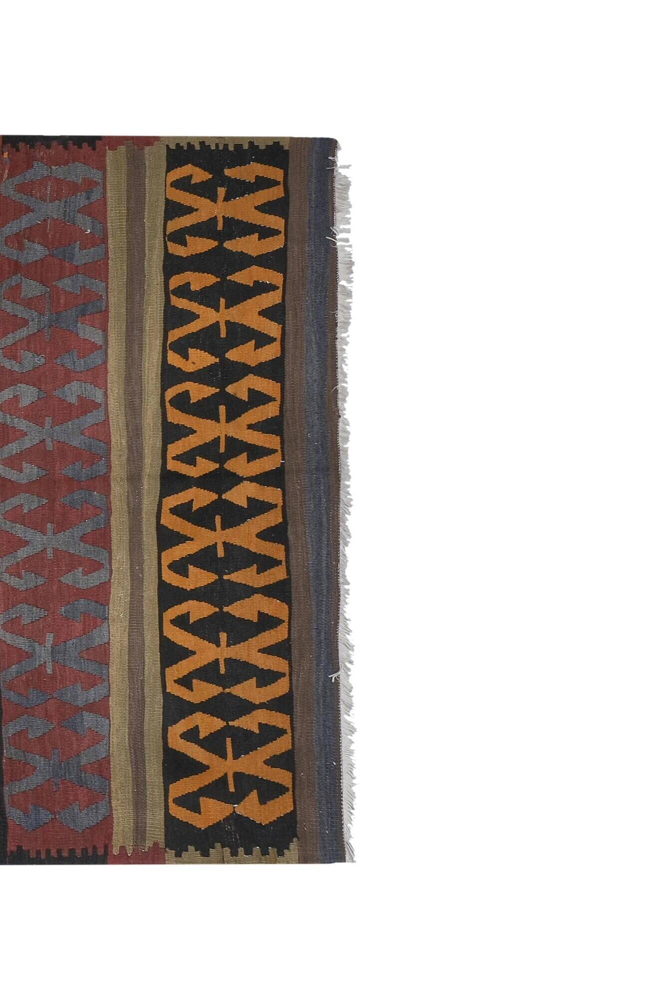 Vintage Turkish kilim handwoven 151x307 cm